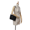 Saint Laurent Quilted Lambskin Studded Monogram Gaby Shoulder Bag Secondhand