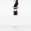 Burberry House Check Trimmed Leather Shoulder Bag Secondhand