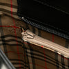 Burberry House Check Trimmed Leather Shoulder Bag Secondhand
