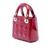 Dior Mini Patent Cannage Lady Dior Secondhand