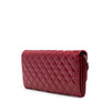 Secondhand Chanel CC Quilted Patent East West Wallet On Chain