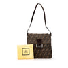 Fendi Zucca Canvas Shoulder Bag Secondhand
