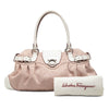Ferragamo Gancini Canvas Marisa Handbag Secondhand