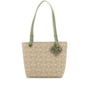 LOEWE Anagram Jacquard and Calfskin Square Tote Secondhand