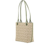 LOEWE Anagram Jacquard and Calfskin Square Tote Secondhand