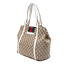 Gucci GG Canvas Web New Ladies Tote Secondhand
