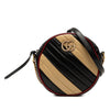 Gucci Mini GG Marmont Matelasse Leather Torchon Round Crossbody Secondhand