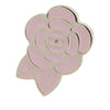 Chanel Gold Plated Enamel CC Camelia Brooch Secondhand