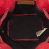 Burberry Small Mega Check Canvas and Suede Fringe Belgrove Bucket Bag Secondhand