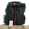 Gucci Large Calfskin Web Ophidia Backpack Secondhand