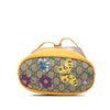 Gucci Small GG Supreme Flora Ophidia Bucket Bag Secondhand