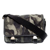 Prada Saffiano Trimmed Tessuto Camouflage Double Buckle Messenger Bag Secondhand