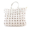 Bottega Veneta Canvas Intrecciato Hand Knotted Tote Secondhand