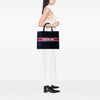 Dior Large Velvet Embossed Book Tote Secondhand