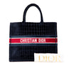 Dior Large Velvet Embossed Book Tote Secondhand