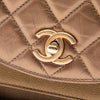 Chanel Small Metallic Calfskin and Caviar Chain Top Handle Bag Secondhand