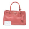 Prada Small Saffiano Lux Galleria Double Zip Satchel Secondhand