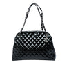 Secondhand Chanel Large Quilted Patent Just Mademoiselle Bowling Bag