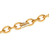 Chanel CC Gold Plated Strass Medallion Pendant Necklace Secondhand