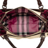 Burberry Leather Trimmed Canvas Tote Secondhand