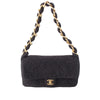 Chanel CC Quilted Tweed Single Flap Secondhand