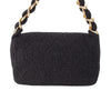 Chanel CC Quilted Tweed Single Flap Secondhand