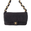 Chanel CC Quilted Tweed Single Flap Secondhand