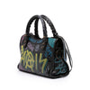Balenciaga Mini Lambskin Motocross Graffiti All Over Classic City Satchel Secondhand