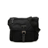 Prada Tessuto Zip Buckle Messenger Bag Secondhand
