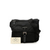 Prada Tessuto Zip Buckle Messenger Bag Secondhand