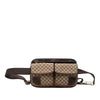 Celine Macadam Canvas Double Pocket Belt Bag Secondhand