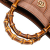 Gucci Small Leather Bamboo Diana Satchel Secondhand
