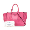 Prada Glace Calf Twin Pocket Satchel Secondhand