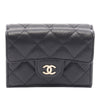 Chanel CC Quilted Caviar Flap Wallet Secondhand