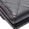 Chanel CC Quilted Caviar Flap Wallet Secondhand
