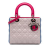 Dior Medium Tricolor Lambskin Cannage Lady Dior Secondhand