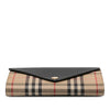 Burberry House Check Canvas and Leather Hannah Wallet on Strap Secondhand