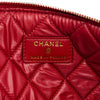 Chanel Medium Quilted Lambskin Chain Boy O Case Clutch Secondhand