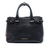Burberry Small House Check and Leather Banner Satchel Secondhand