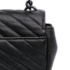 Saint Laurent Mini Chevron Sheepskin Monogram College Satchel Secondhand