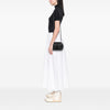 Saint Laurent Mini Chevron Sheepskin Monogram College Satchel Secondhand