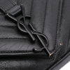 Saint Laurent Mini Chevron Sheepskin Monogram College Satchel Secondhand