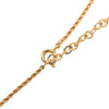 Dior Gold Plated CD Logo Pendant Necklace Secondhand