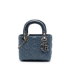 Dior Mini Iridescent Lambskin Cannage Lady Dior Secondhand