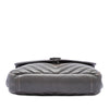 Saint Laurent Medium Chevron Sheepskin Monogram College Satchel Secondhand