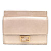 Fendi Metallic Calfskin FF 1974 Baguette Card Holder Secondhand