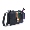 Gucci Small Leather Sylvie Web Satchel Secondhand