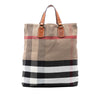 Burberry Mega Check Canvas Tottenham Brit Satchel Secondhand