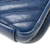 Secondhand Saint Laurent Medium Monogram Chevron Sheepskin College Bag