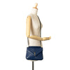 Secondhand Saint Laurent Medium Monogram Chevron Sheepskin College Bag